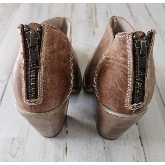 Freebird By Steven FB Steel Distressed Leather Cowgirl Western Boots Size 8 - Picture 6 of 11